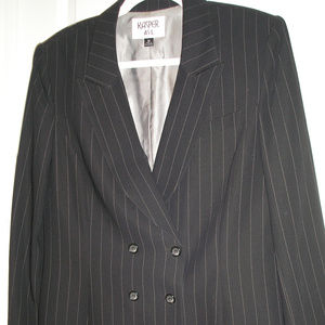 Kasper A.S.L pinstripe pants suit size 12